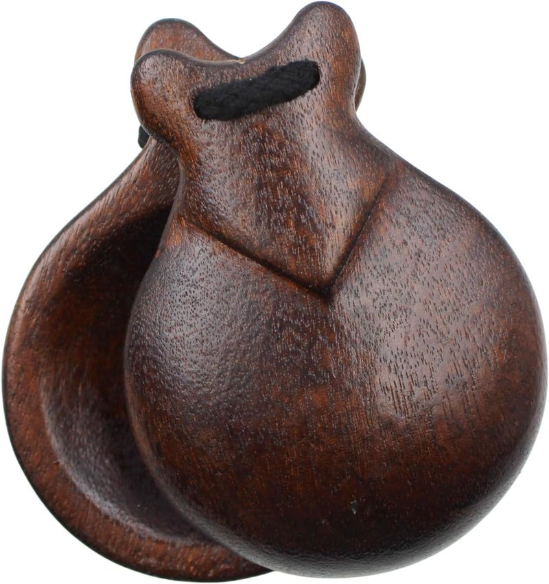 Jale Semi-Professional Flamenco Spanish Castanets - Mongoy & Nodal Wood, Dark Brown Finish, Size 8 for Dance Performances & Practice, Made in Spain - Image 3